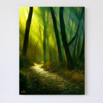 Obraz na plátne „The Forest” 25 x 33 cm