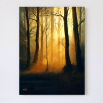 Obraz na plátne „The Forest III.” 25 x 33 cm