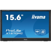 16" iiyama X1670HC-B1: IPS, FullHD, 22cd/m2, 6ms, USB-C, černý