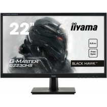 22" iiyama G-Master G2230HS-B1: TN, FullHD@75Hz, 0.8ms, HDMI, DP, VGA, FreeSync, černý