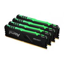 128GB DDR4-2666MHz CL16 Kingston FURY Beast RGB, 4x32GB