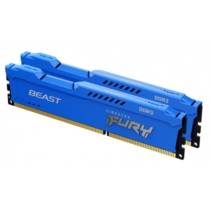 8GB DDR3-1600MHz CL10 Kingston FURY Beast Blue, 2x4GB