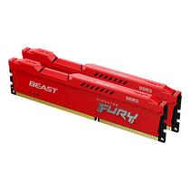 8GB DDR3-1600MHz CL10 Kingston FURY Beast Red, 2x4GB