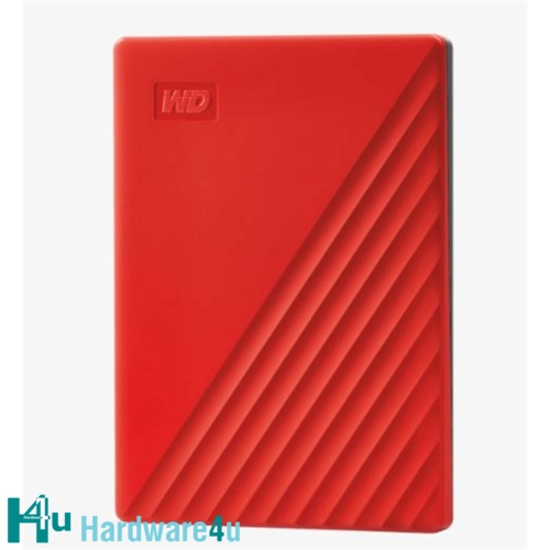 Ext. HDD 2,5" WD My Passport 2TB USB 3.0. červená