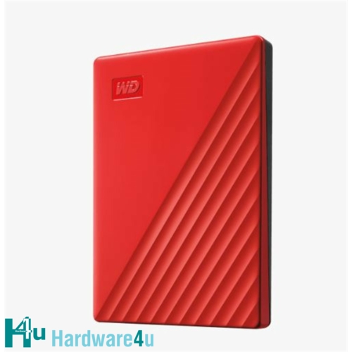 Ext. HDD 2,5" WD My Passport 2TB USB 3.0. červená
