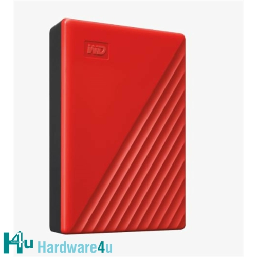 Ext. HDD 2,5" WD My Passport 4TB USB 3.0. červená