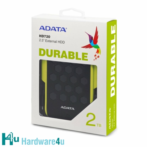ADATA HD720 1TB External 2.5" HDD zelená