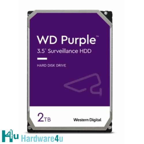 HDD 2TB WD20PURZ Purple 64MB SATAIII 5400rpm 3RZ