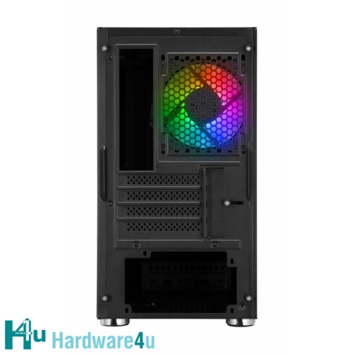 FSP/Fortron ATX Micro CST310 Black, průhledná bočnice, 1 x A. RGB LED ventilátor