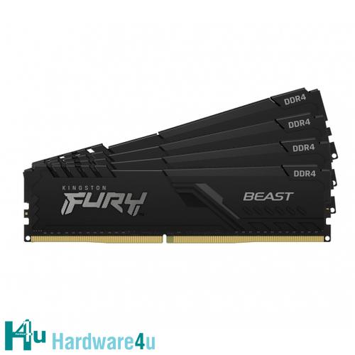 64GB DDR4-3600MHz CL18 Kingston FURY Beast, 4x16GB