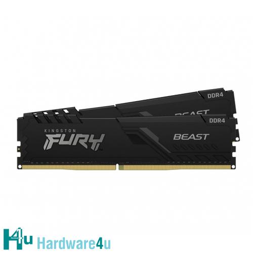 32GB DDR4-3733MHz CL19 1Gx8 Kingston FURY Beast, 2x16GB