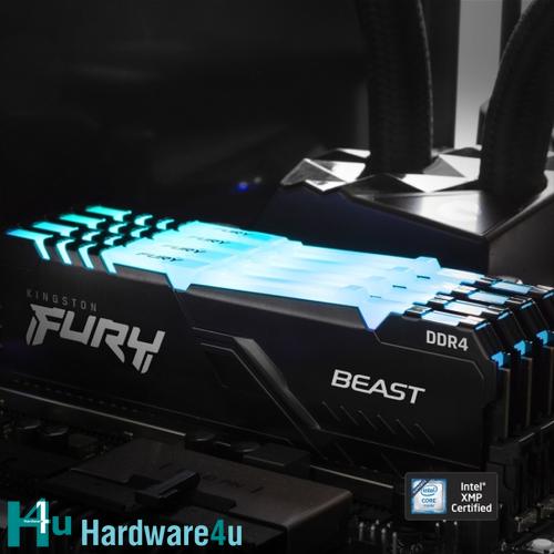 16GB DDR4-2666MHz CL16 1Gx8 Kingston FURY Beast RGB