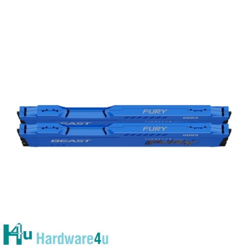8GB DDR3-1600MHz CL10 Kingston FURY Beast Blue, 2x4GB