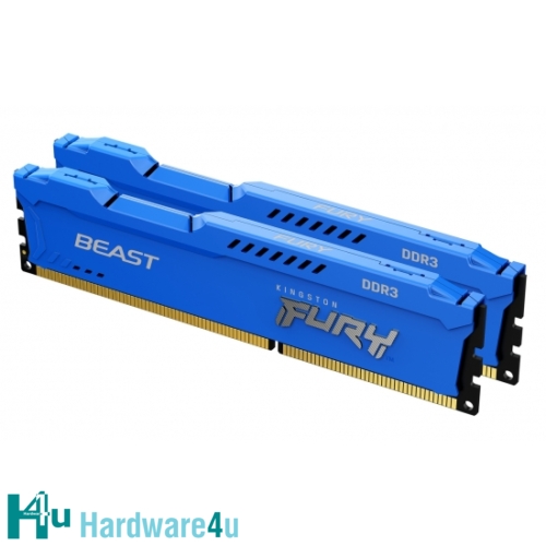 16GB DDR3-1600MHz CL10 Kingston FURY Beast Blue, 2x8GB