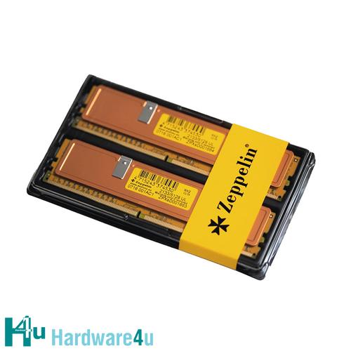 EVOLVEO Zeppelin, 2GB 800MHz DDR2 CL6, GOLD, box (2x1GB KIT)